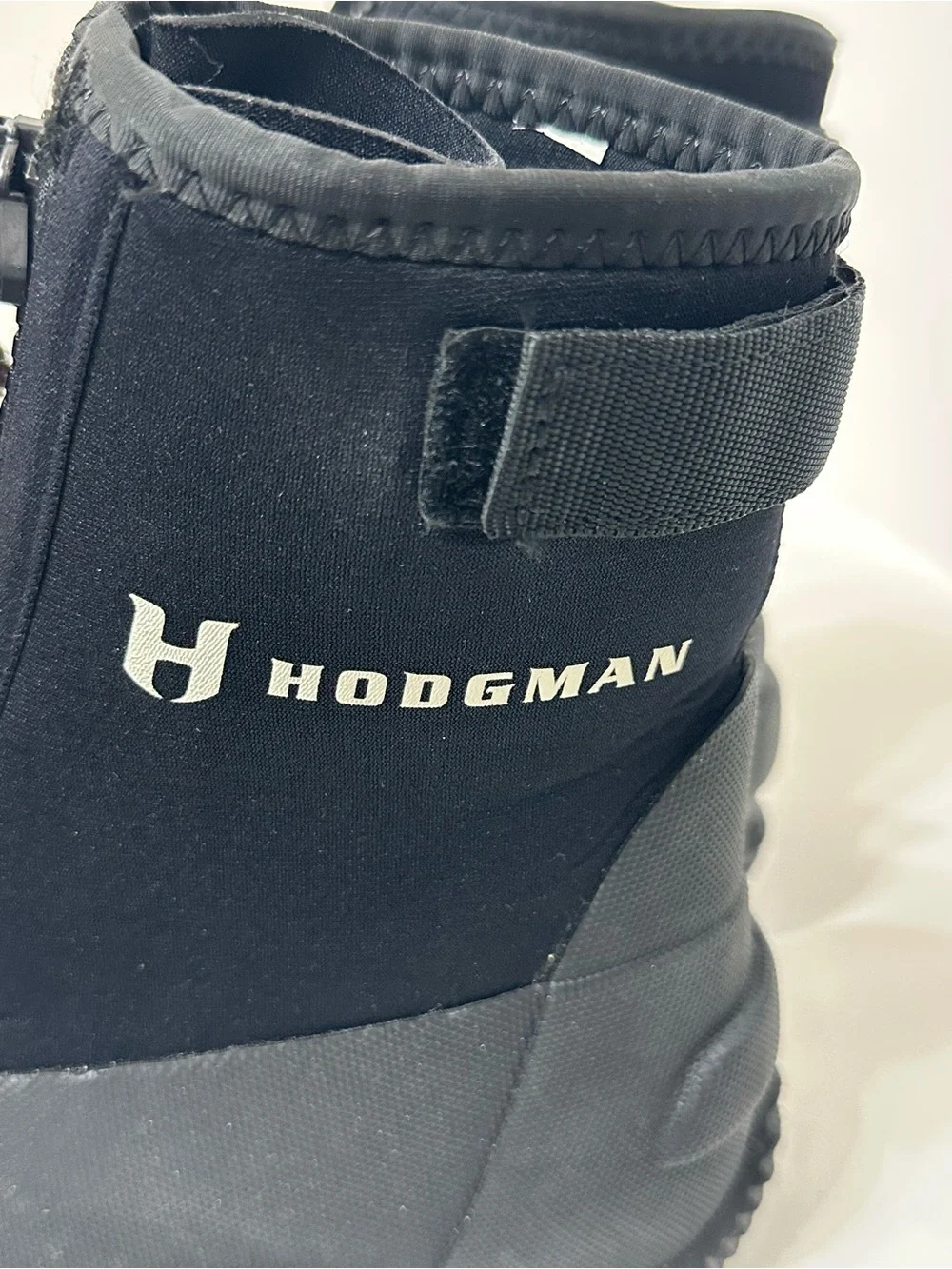 Hodgman Black Neoprene Wader Shoes Size 10 With Zipper